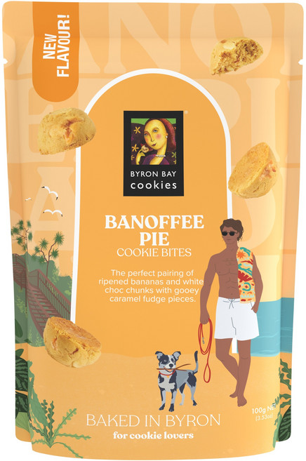 바이런베이쿠키스 바노피 파이 쿠키 바이츠, 1개, 100g