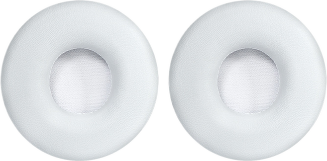 해피로드 원형 헤드폰 가죽 싱글 스펀지 커버 85mm 양쪽착용 세트, 화이트, 1세트