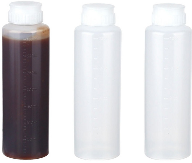 플라라 흐르지 않는 소스통 중, 3개, 350ml