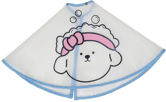 레드퍼피 반려동물 셀프 미용 케이프 M, 블루, 1개