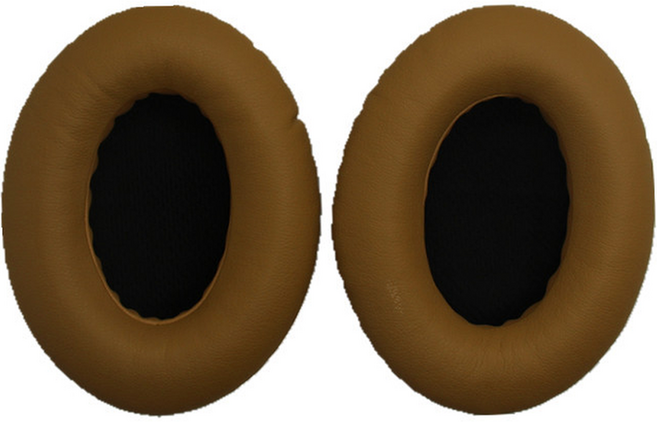 해피로드 BOSE 호환 QC 시리즈 헤드폰 스폰지 싱글 이어패드 커버 FREE 양쪽착용 세트, 검정색 + 카키색, 1세트