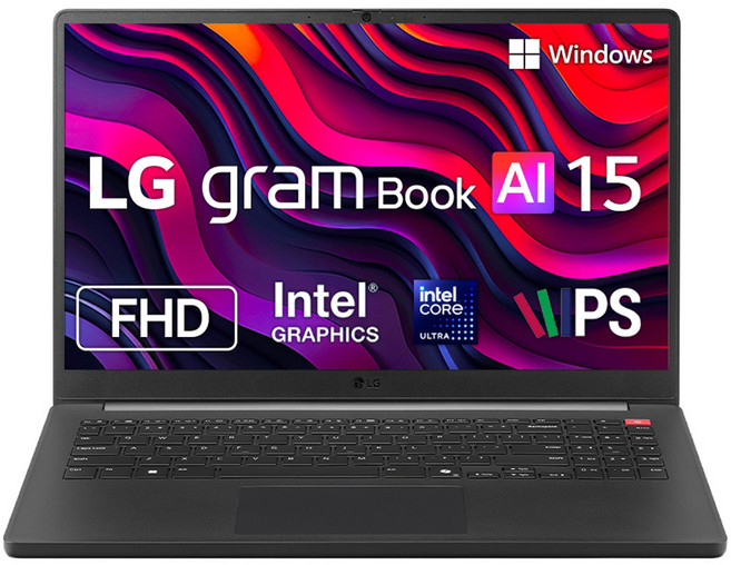 LG전자 2026 그램북 AI 15 코어 Ultra5, 타이탄 블랙, 15U50U-GROWK, 256GB, 8GB, WIN11 Home