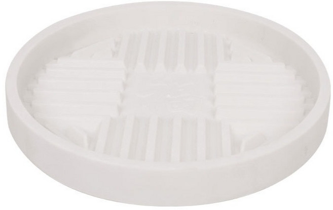 조인메이드 받침 물빠짐 트레이 화분, 화이트, 1개