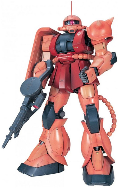 BANDAI PG 1/60 機動戰士鋼彈 MS-06S 夏亞專用薩克II 紅薩克, 1個