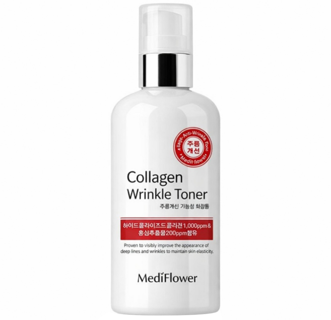 MediFlower 台灣公司貨 膠原蛋白緊緻保濕化妝水, 1件, 250ml
