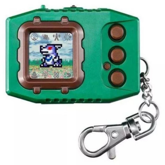 BANDAI 數碼寶貝對打機 超4 WIND GUARDIANS, 綠銅色, 1個