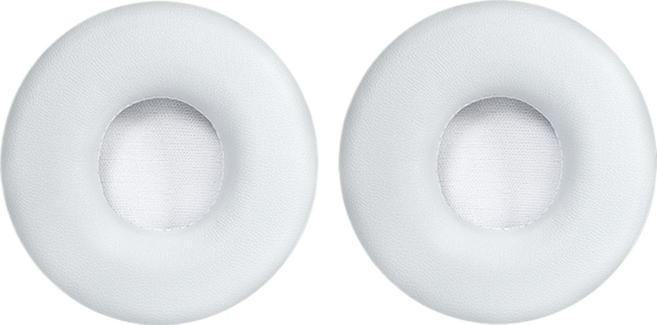 해피로드 원형 헤드폰 귀마개 스펀지 커버 좌우 세트 75mm, 화이트(가죽케이스 싱글), 1세트