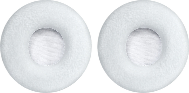 해피로드 원형 헤드폰 귀마개 스펀지 커버 좌우 세트 60mm, 화이트(가죽 케이스 싱글), 1세트