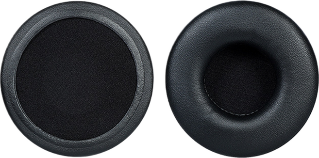 해피로드 원형 헤드폰 귀마개 스펀지 커버 좌우 세트 50mm, 블랙(가죽케이스 싱글), 1세트