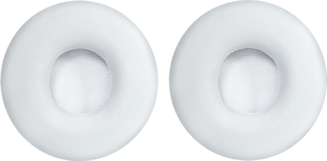 해피로드 원형 헤드폰 귀마개 스펀지 커버 좌우 세트 90mm, 화이트(가죽 케이스 싱글), 1세트