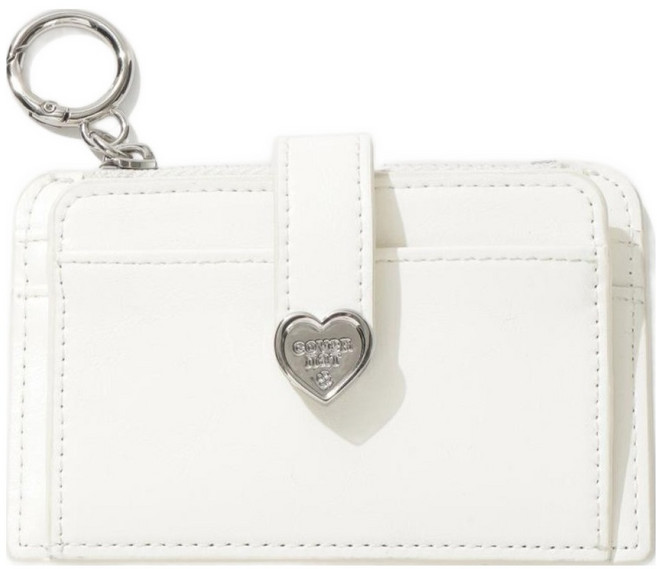 COVERNAT WOMAN 女性幸運草愛心頂部拉鍊錢包