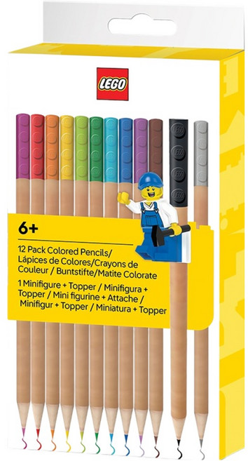 LEGO 12色色鉛筆組 53706, 混合色, 1套