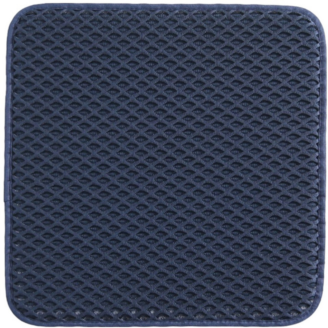 우리앤데코 워셔블 모던 매쉬방석, 네이비