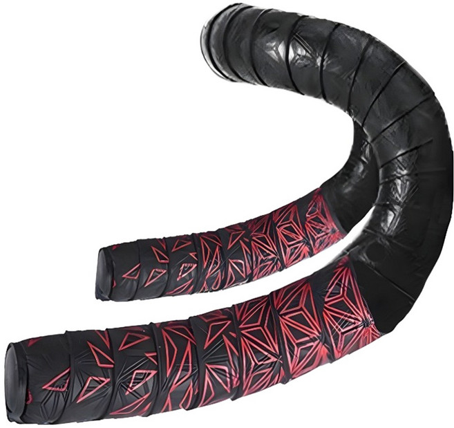 BTR 자전거 바테잎 핸들바 그립 테이프 패턴 2p 세트, 1세트, 레드(패턴)