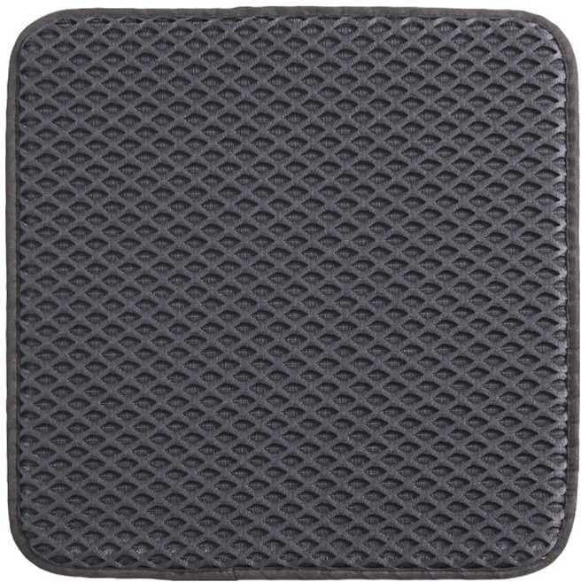 우리앤데코 워셔블 모던 매쉬방석, 차콜
