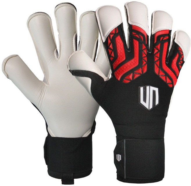 지케이유니온코리아 스키퍼 스마트 와이드 골키퍼장갑 양손착용 세트 UN2523-908, 레드블랙, 1세트
