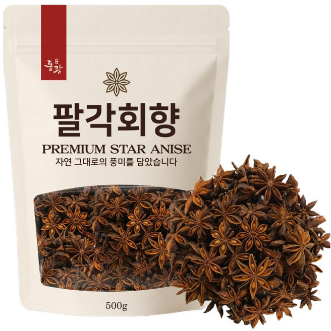 동광한방몰 팔각향 스타아니스, 500g, 1개