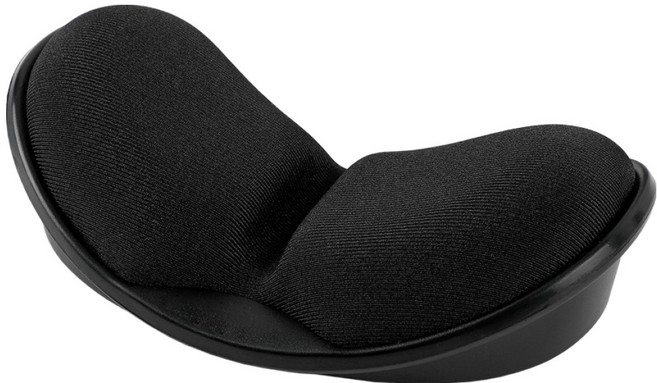 COX 인체공학 컴팩트 메모리폼 마우스 손목 받침대 CWR1, 1개, Black