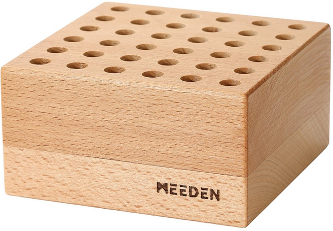 미덴 36홀 다용도 붓꽂이 AFE-6094-YM 우드, 1개