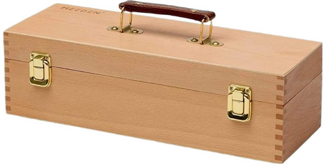 MEEDEN 栗木原木畫具箱 AFB-6032-YM