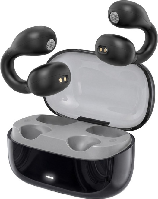 코시 오픈핏 귀찌 이어클립형 무선 블루투스 이어폰, 블랙, EP4163BTR