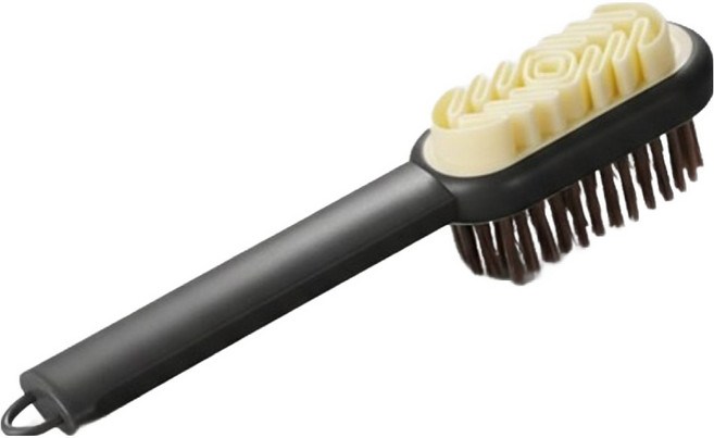 몰투데이 신발 스웨이드 세척 솔, 블랙, 1개