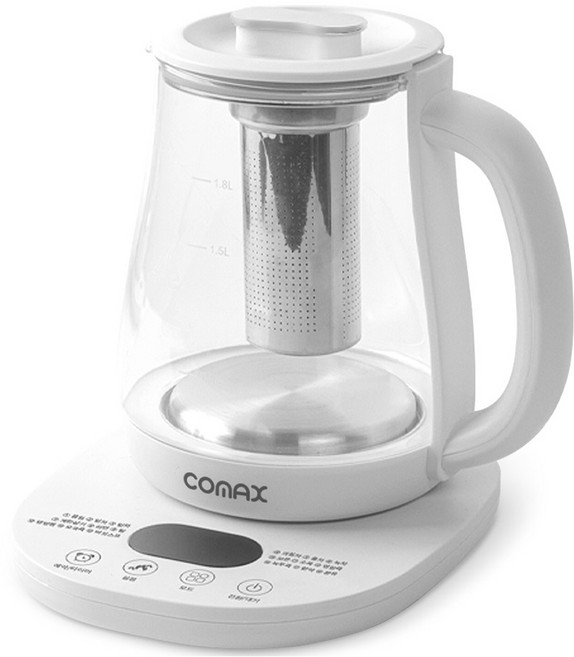 코멕스 유리 보온 전기티포트, CM-598TP