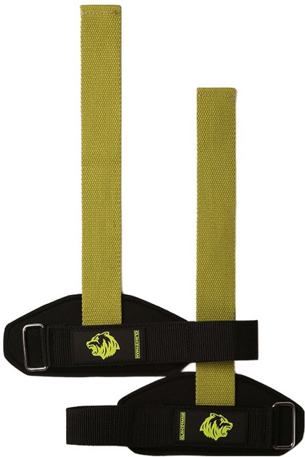 클리커맨 데드리프트 헬스 손목 보호 스트랩 2종 세트 일반형, 그린, 1세트