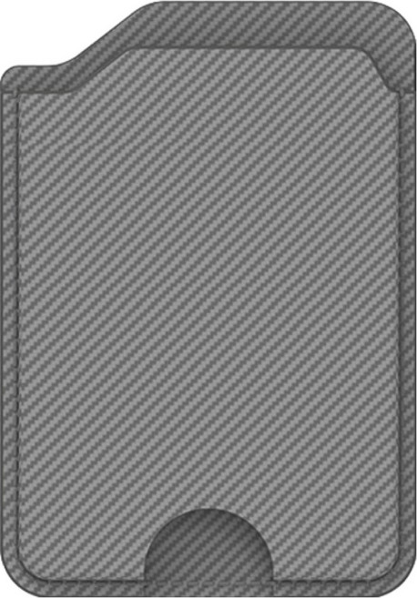 LAB.C Galaxy 相容 碳纖維 MagSafe 磁吸卡夾手機殼, 1個, 灰色