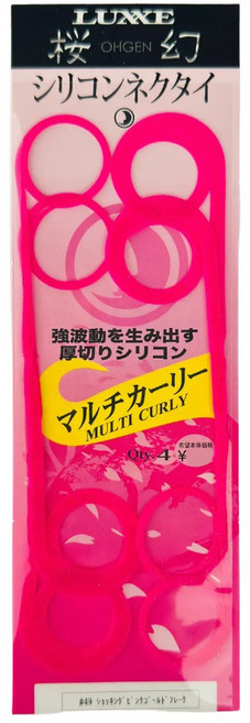 가마가츠 참돔 타이라바 낚시용 앵환 실리콘 넥타이 굵은멀티컬리 49, 1개