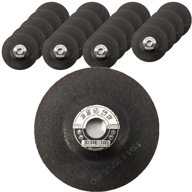 제일연마 연마석 A 100 x 6 mm 20p 옵세트, 1세트