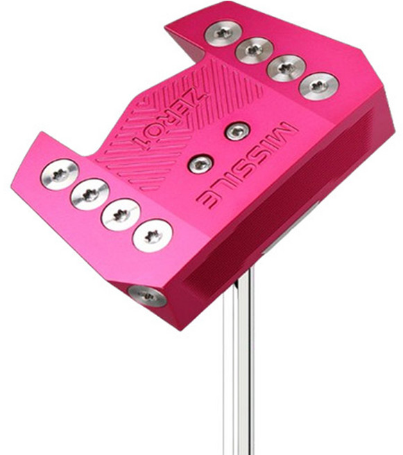 미사일 ZERO1 제로원 제로토크 스틸 퍼터 핫핑크 86cm(34인치), 2도