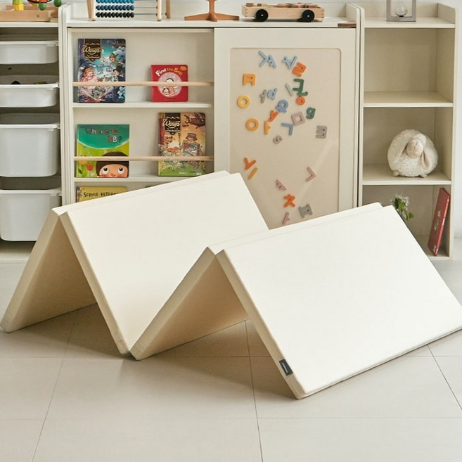 BUNNYHOUSE 프리미엄 폴더매트, 크림