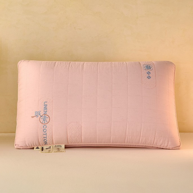 레인보우 프리미엄 파스텔 베개, 핑크, 1개