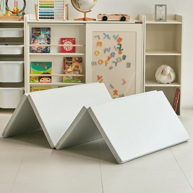 BUNNYHOUSE 프리미엄 폴더매트, 라이트그레이