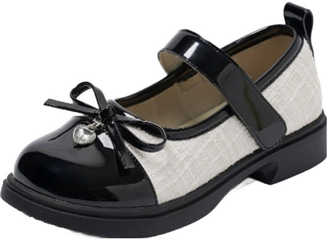 착한구두 하르 리본 벨크로 메리제인 플랫슈즈 PMFBR1i5101