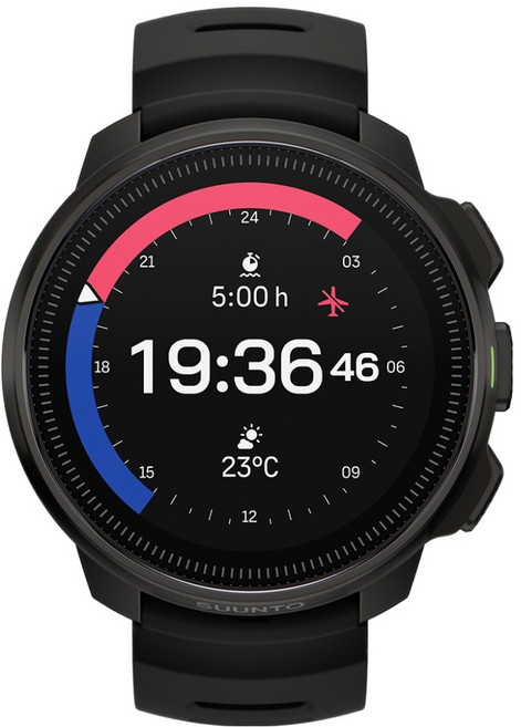 순토 오션 스마트 워치, 49.9cm, 올 블랙, GPS + 블루투스