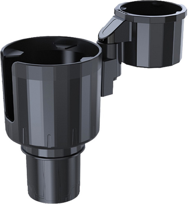 더쎈 차량용 대용량 텀블러 컵홀더 거치대, 블랙, 1개