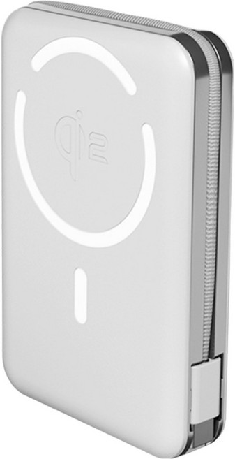 보바 35W Qi2.2 반고체셀 보조배터리 C타입, 그레이, VA-117