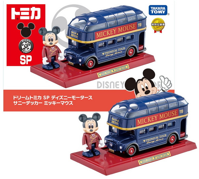 토미카 드림토미카 SP 디즈니 모터즈 써니 데커 미키 마우스 작동완구, 1개, 혼합색상