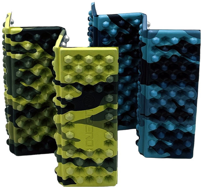 LIBERO IXPE 택티컬 카모 컴포트 발포매트 2종 세트, 블루, 그린