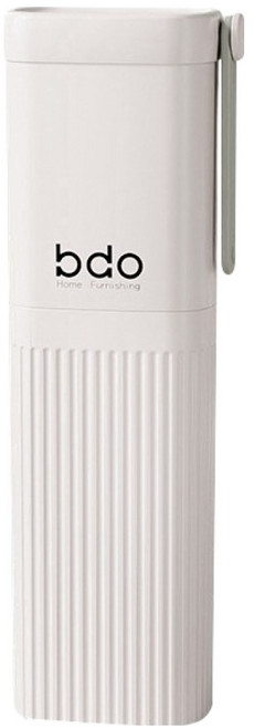 bdo 컴팩트 휴대용 칫솔 케이스 FREE, 화이트, 1개