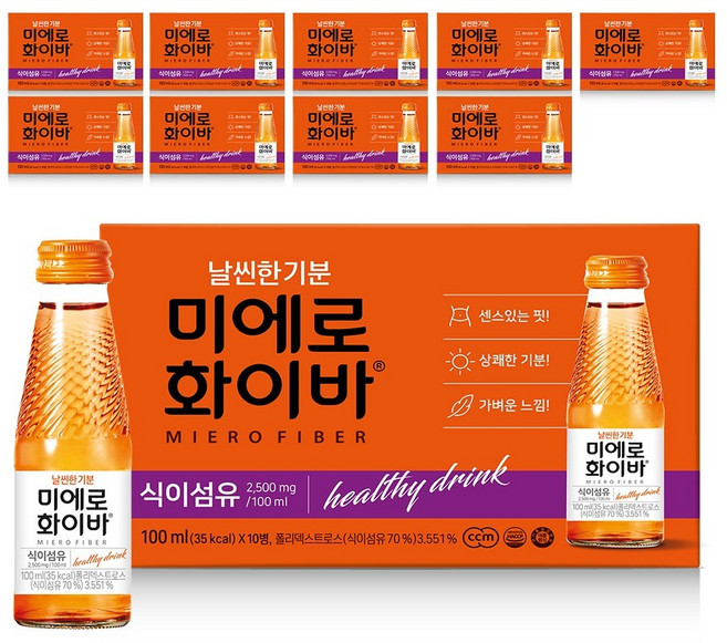 미에로화이바 식이섬유 음료, 100ml