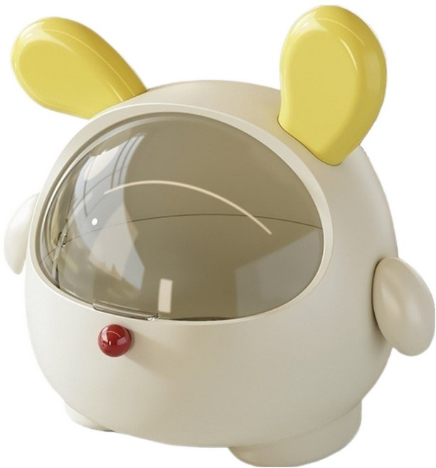 스윗콩 커피 캡슐디스펜서 다용도 정리함, 1개, 옐로우