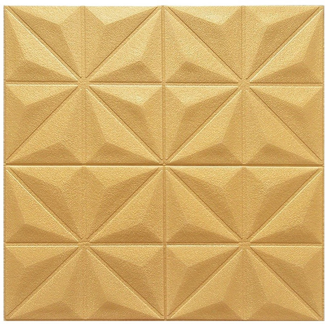 EVESELLER 홈인테리어 XPE 폼블럭 벽지, 은은한 엘로우, 1개