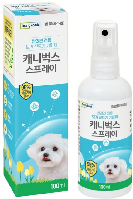 동국제약 강아지 캐니벅스 스프레이 무색, 1개, 100ml, 투명 - 쿠팡