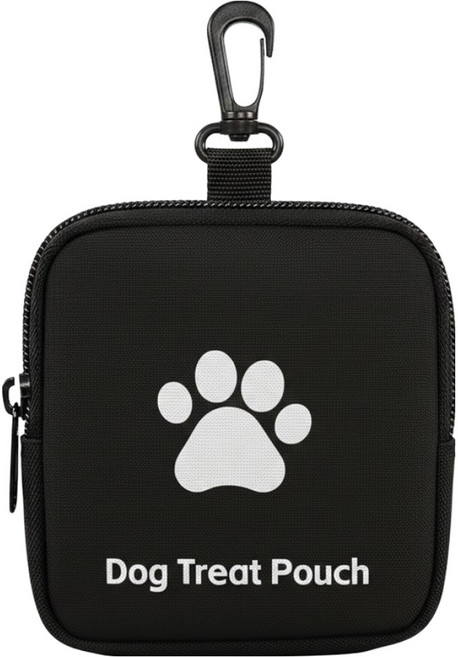 둥둥펫 반려동물 트레이닝 트릿백, 블랙, 1개