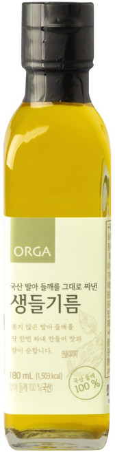 ORGA 韓國產發芽紫蘇籽原生紫蘇油, 1個, 180ml