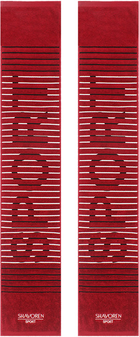 송월타월 샤보렌 멀티 스포츠 타월 20, 빨강, 2개