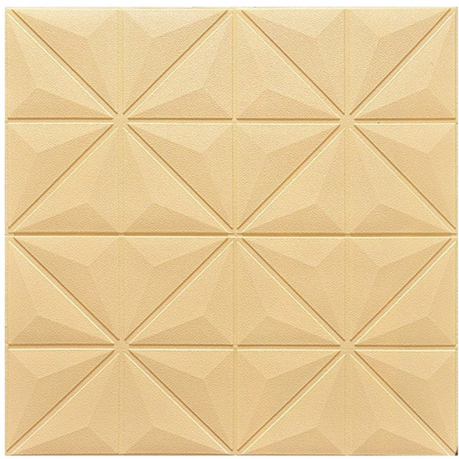 EVESELLER 홈인테리어 XPE 폼블럭 벽지, 고급스러운 베이지, 1개